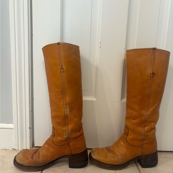 Frye 14L Campus knee high pull on boots - Picture 1 of 4